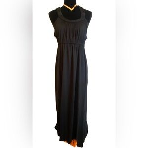 🔥GORGEOUS BLACK MAXI DRESS🔥Size Medium 8-10🔥PRE OWNED CONDITION
